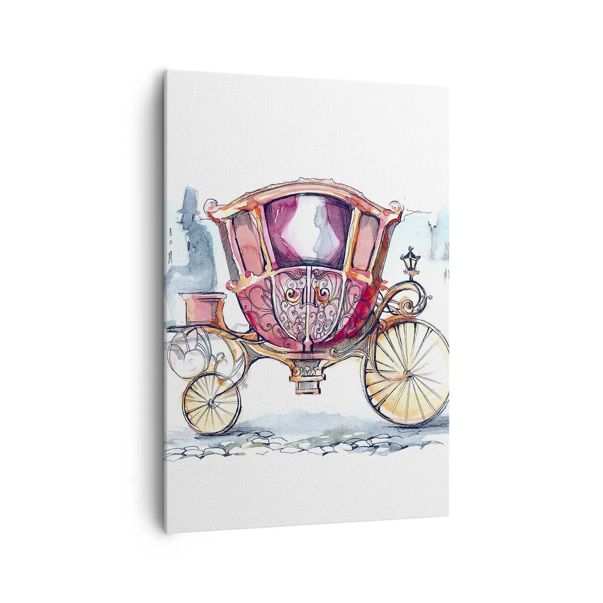 Canvastavla - Bild på duk - Bröllop eller bal? - 70x100 cm