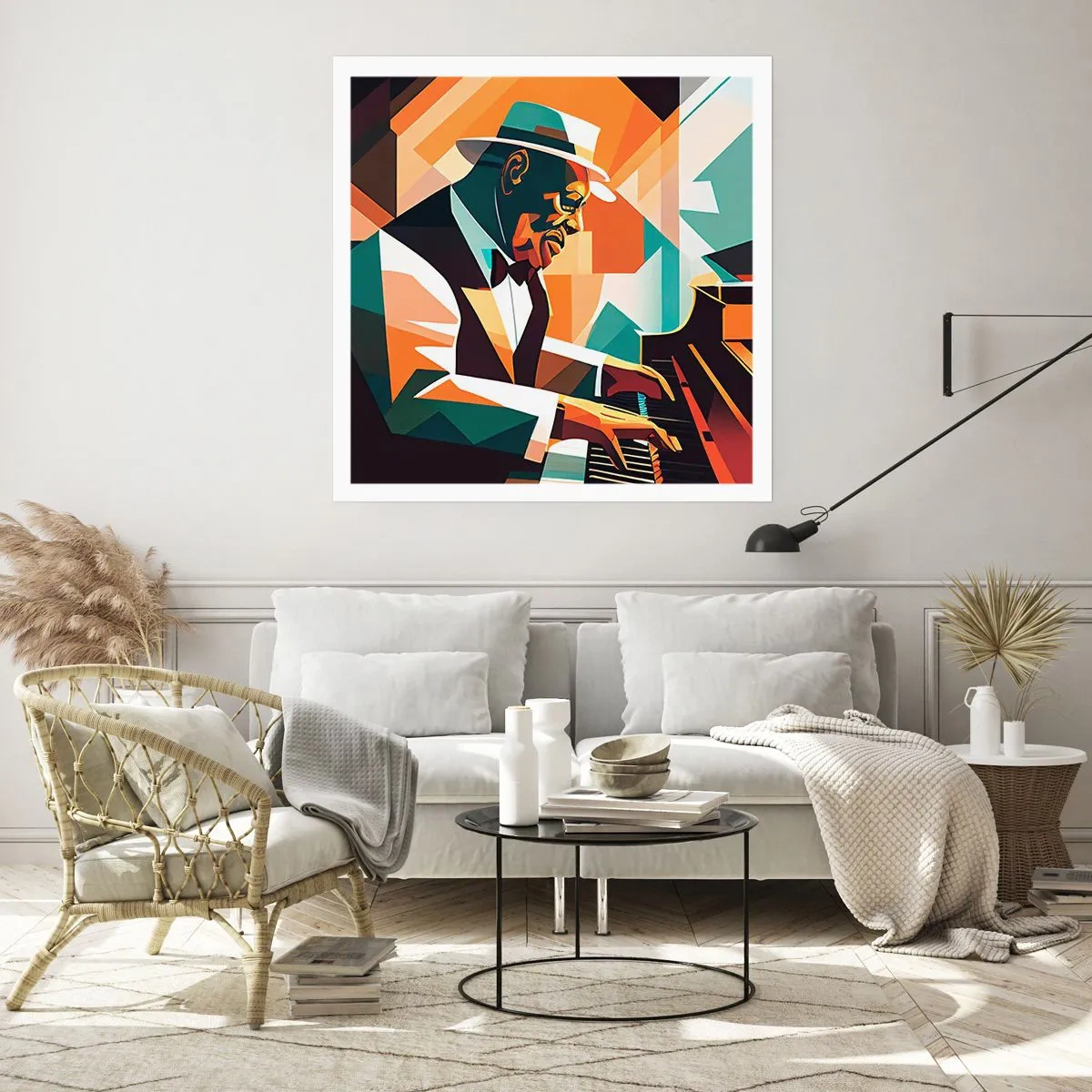 Affisch - Allt som är jazz - 40x40 cm