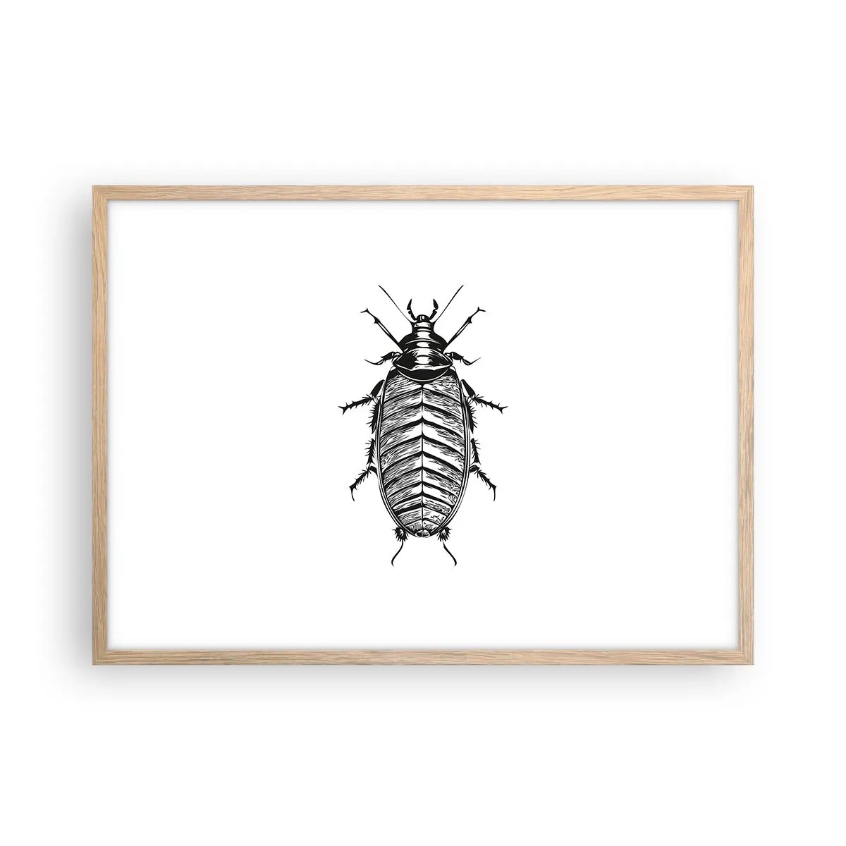 Affisch i ram av ljusek - Vilket exemplar! - 70x50 cm