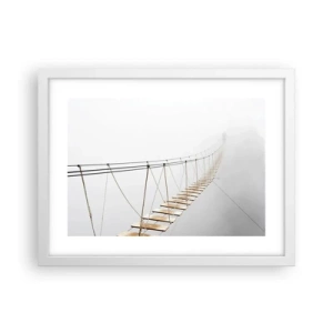 Affisch i vit ram - Vart leder den dig? - 40x30 cm