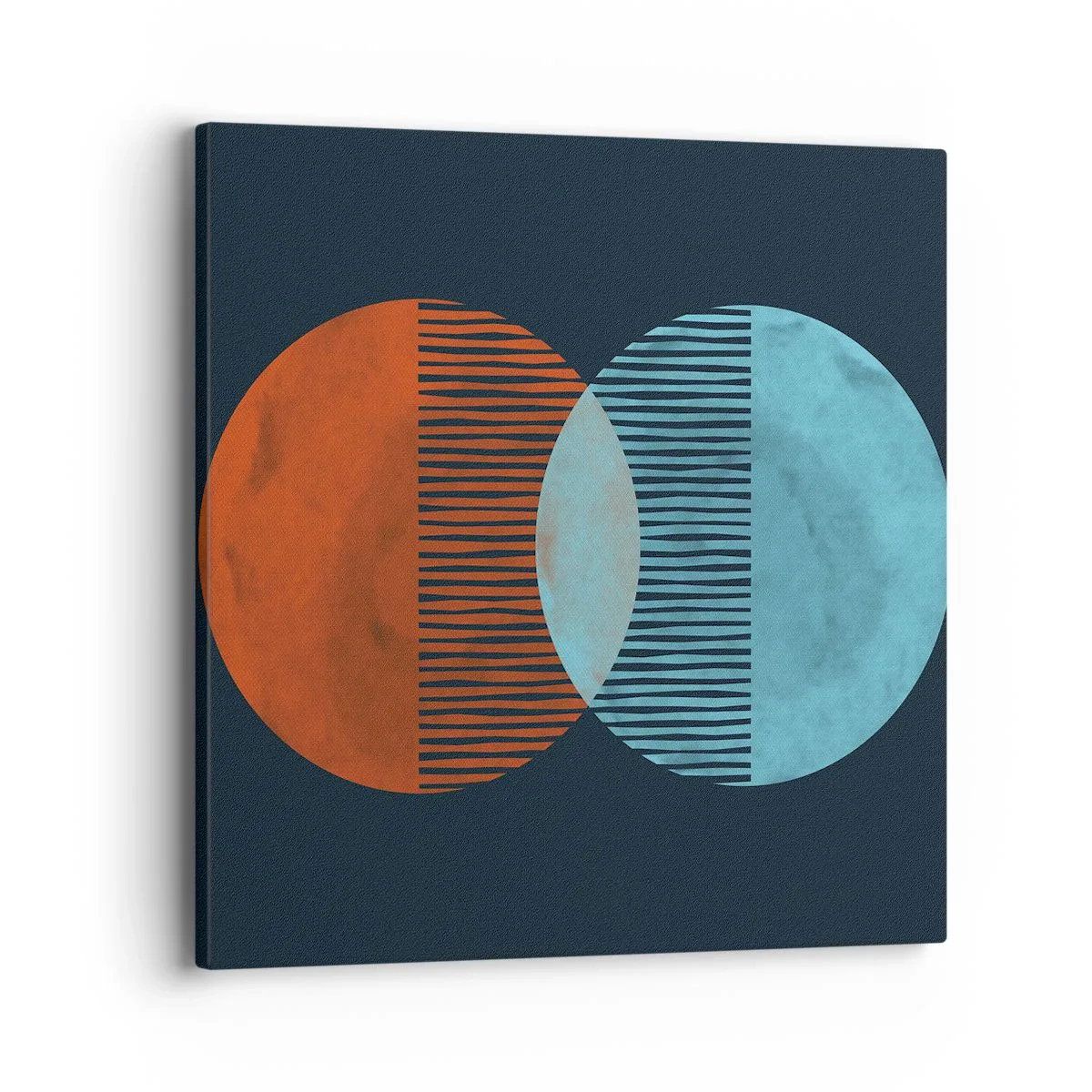 Canvastavla - Bild på duk - Astronomisk fantasi - 40x40 cm