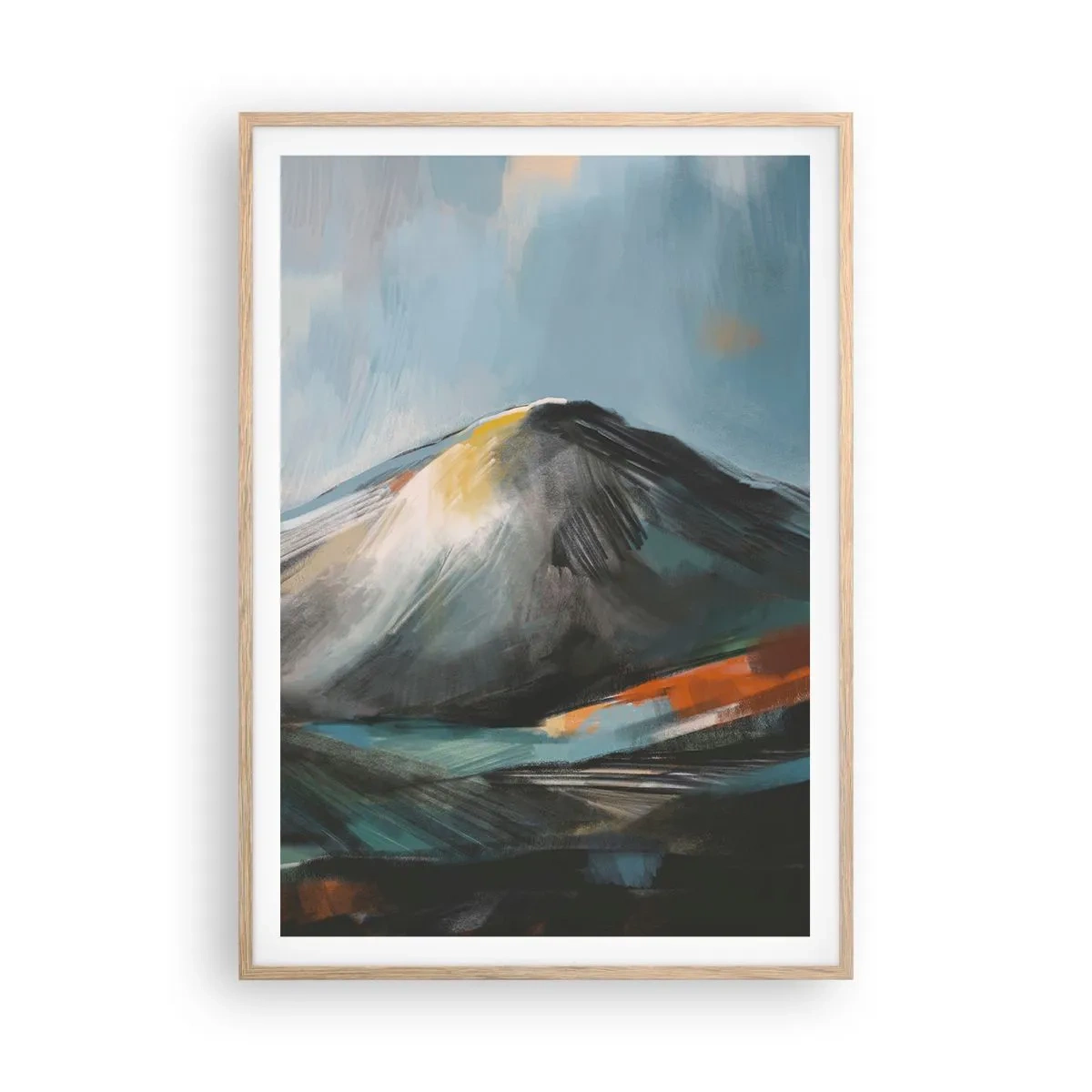 Affisch i ram av ljusek - Råa och vackra - 70x100 cm