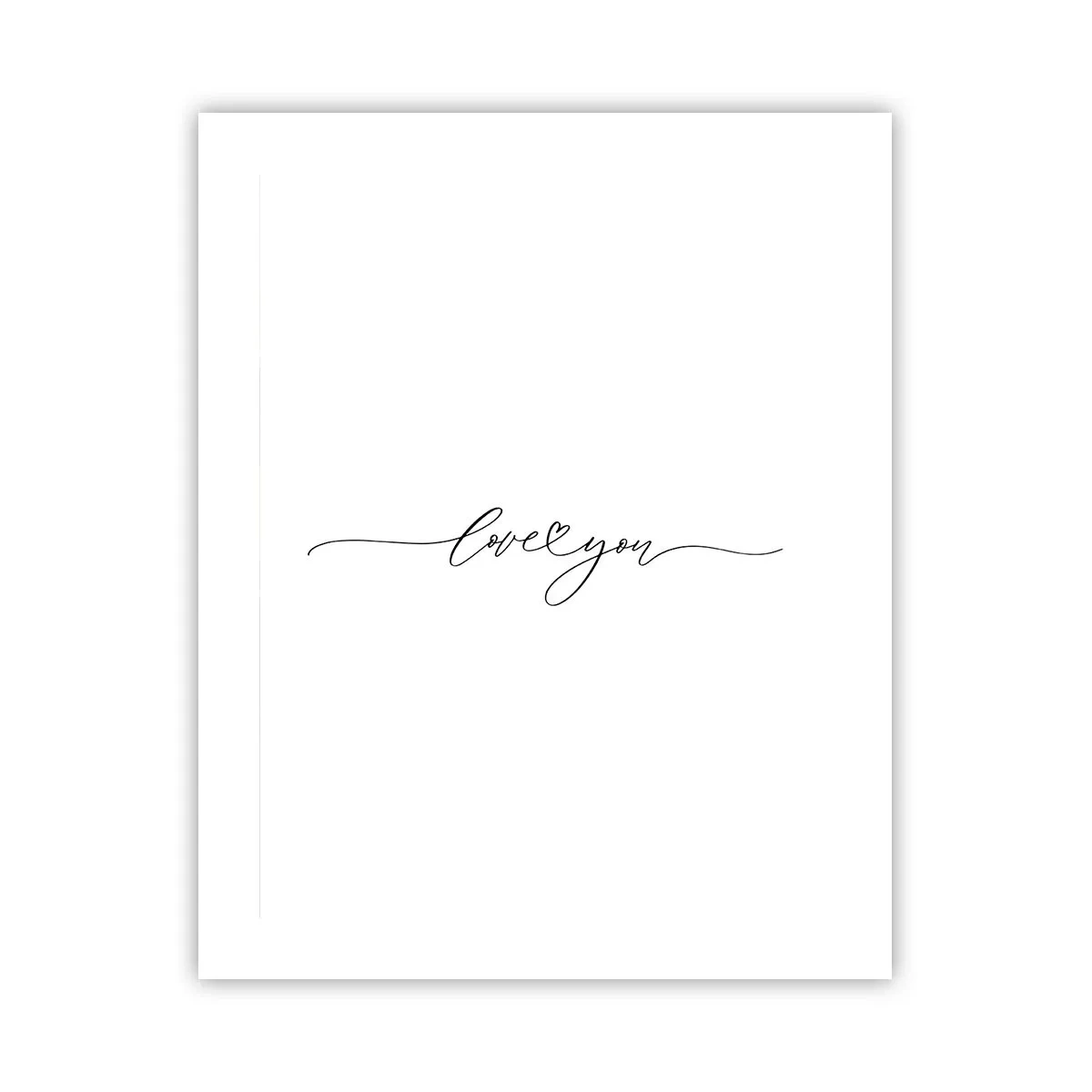 Affisch - Svart på vitt - 40x50 cm