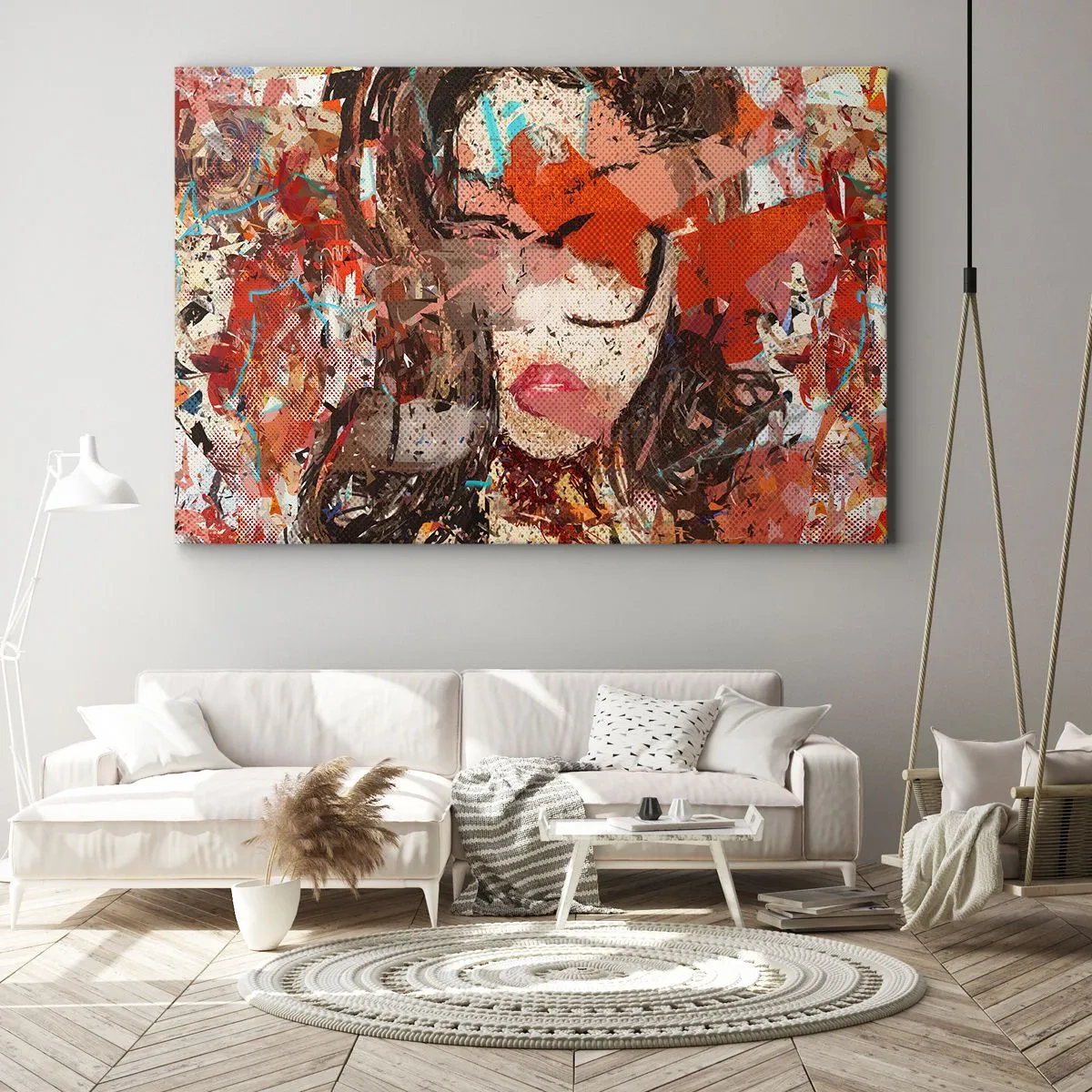 Canvastavla - Bild på duk - Ingen vet på riktigt hurdan du är - 100x70 cm