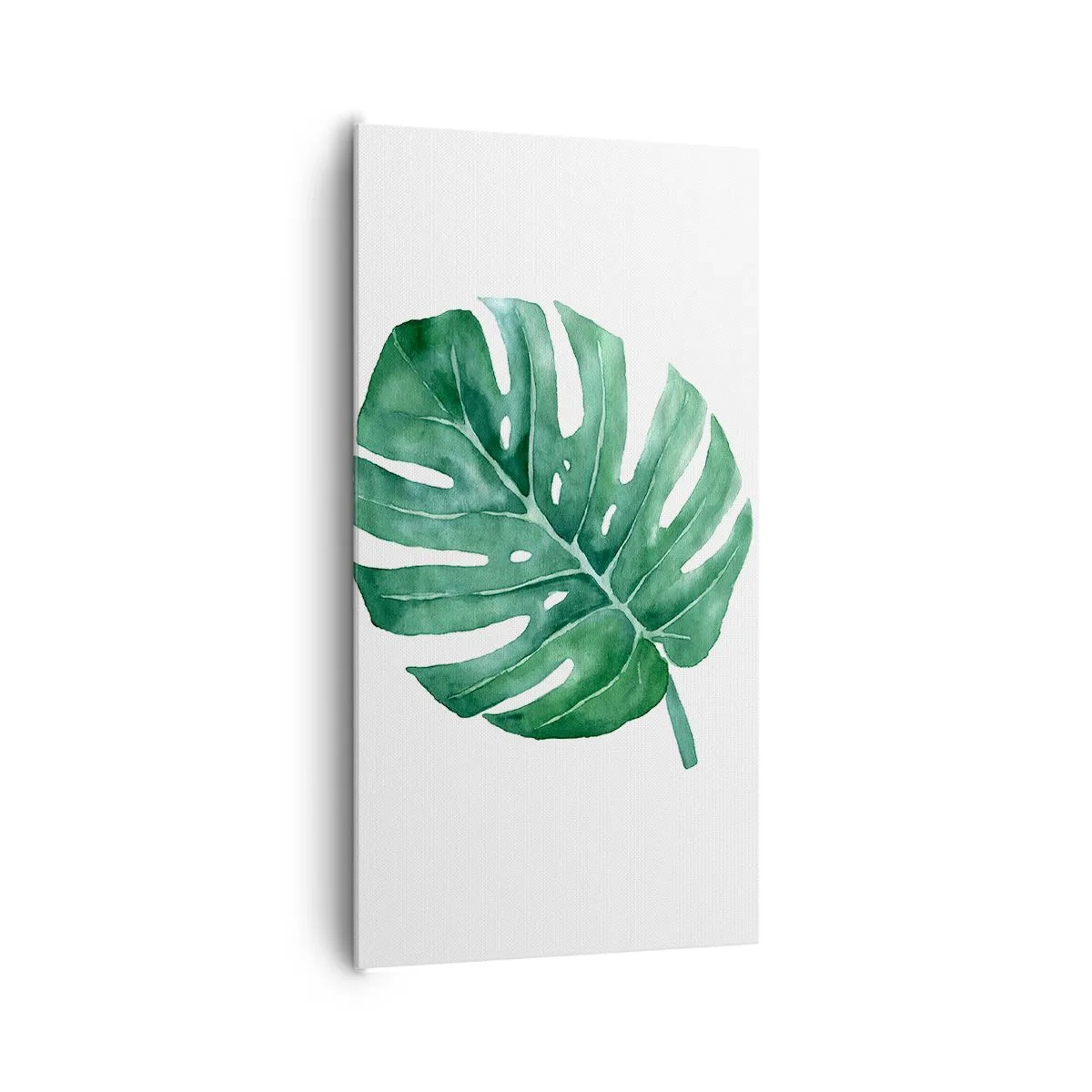 Canvastavla - Bild på duk - Grönt koncept - 65x120 cm