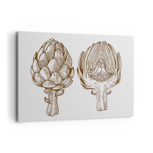 Canvastavla - Bild på duk - Anatomilektion - 100x70 cm