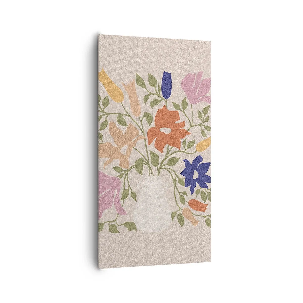 Canvastavla - Bild på duk - En delikat bukett - 65x120 cm