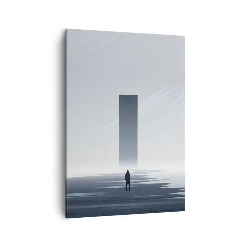 Canvastavla - Bild på duk - Möjlighet eller hot? - 50x70 cm