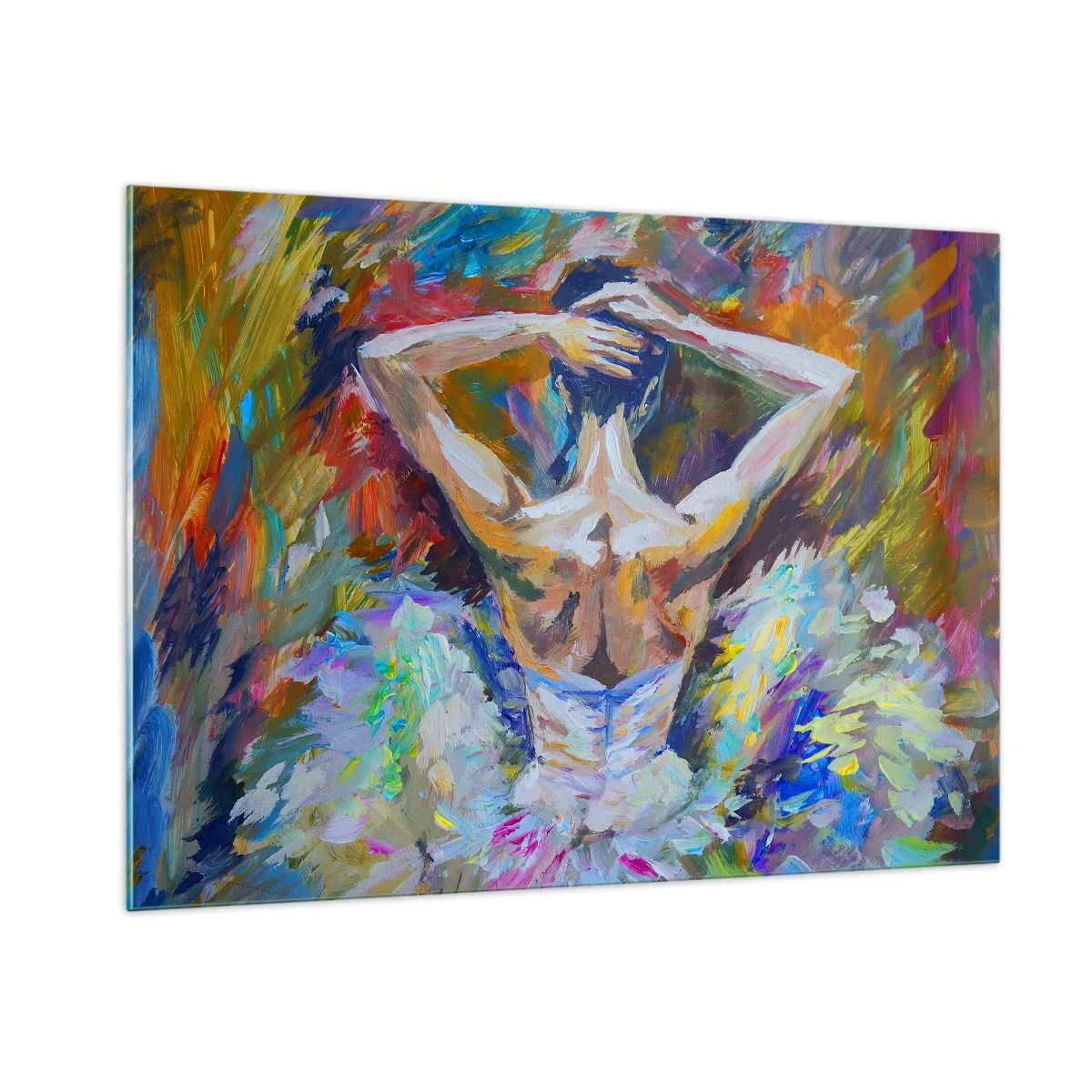 Glastavla - Bild på glas - Det kan vara allt - 100x70 cm