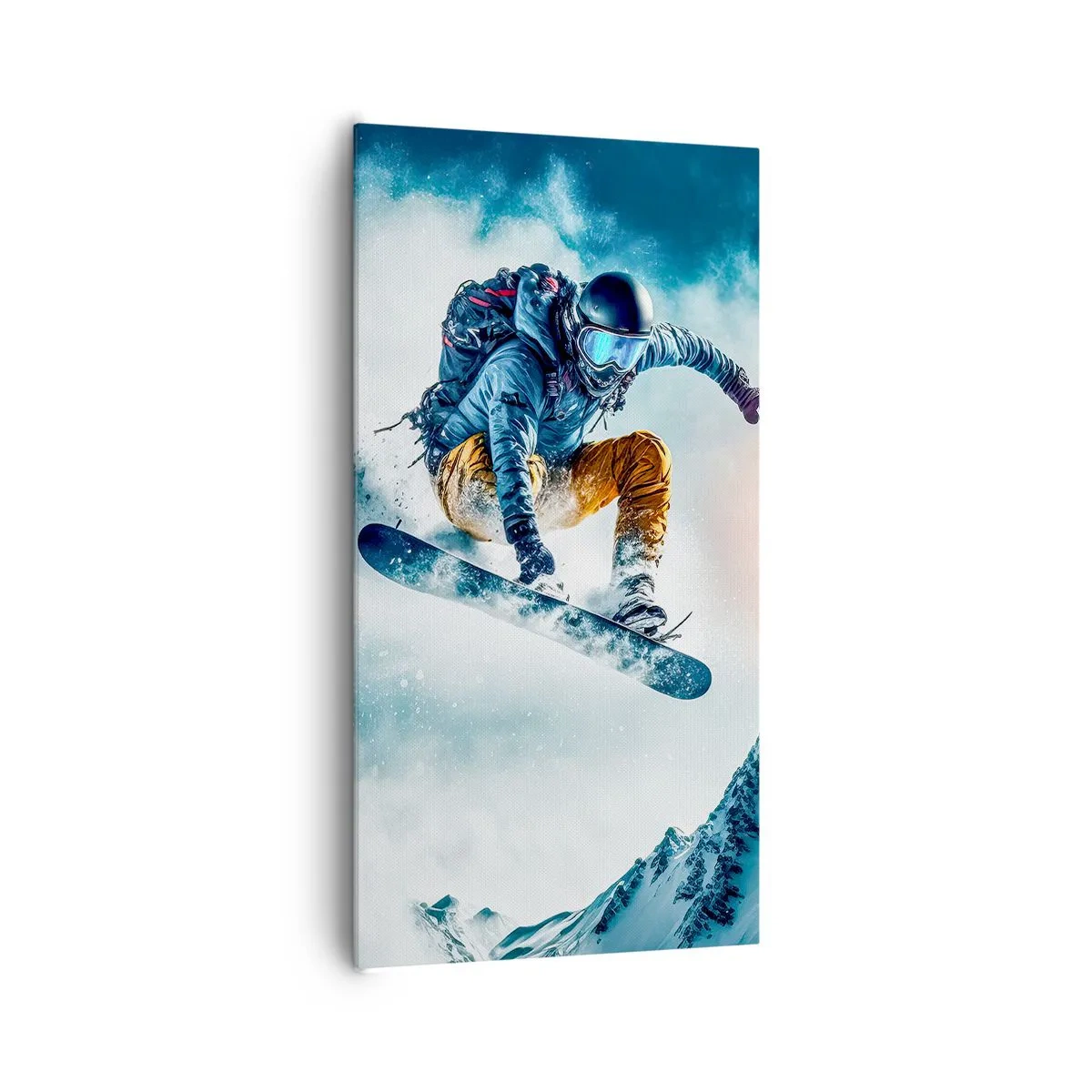 Canvastavla - Bild på duk - Extrema känslor - 65x120 cm