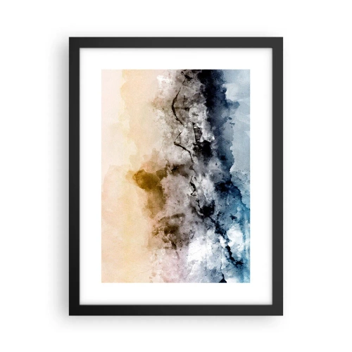 Affisch i svart ram - Dränkta i dimman - 30x40 cm