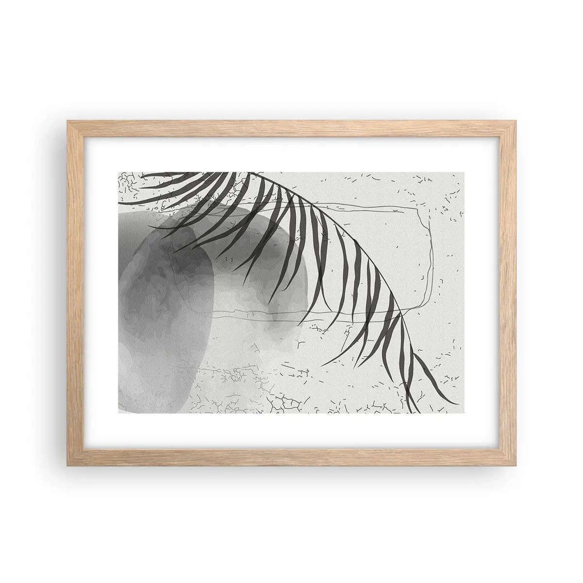 Affisch i ram av ljusek - Den subtila exotismen i naturen - 40x30 cm