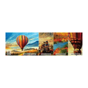 Provbit av fototapet Premium Sand - I tystnad ser man mer - Ballong, Landskap, Natur - 100x30 cm