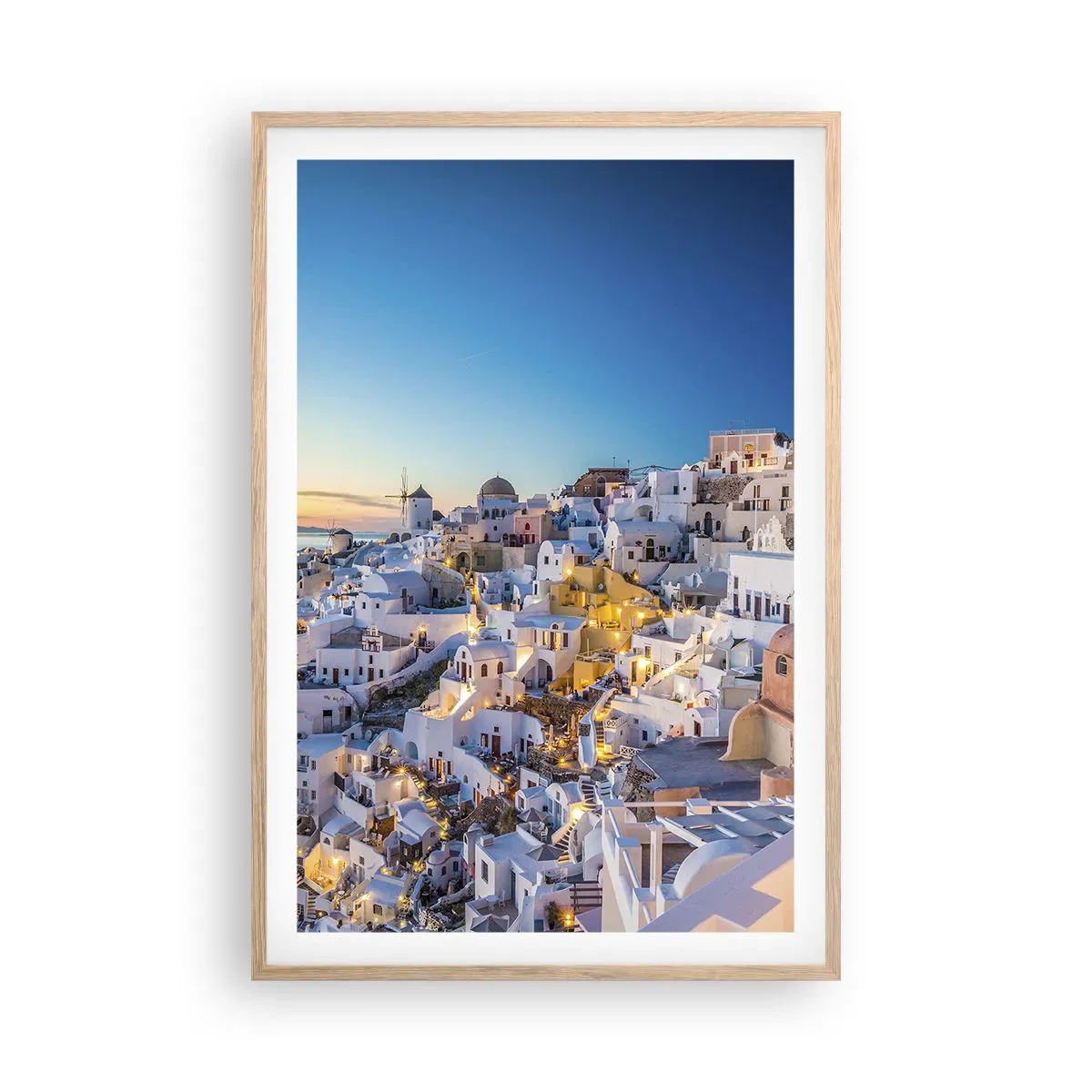 Affisch i ram av ljusek - Grekhetens essäns - 61x91 cm