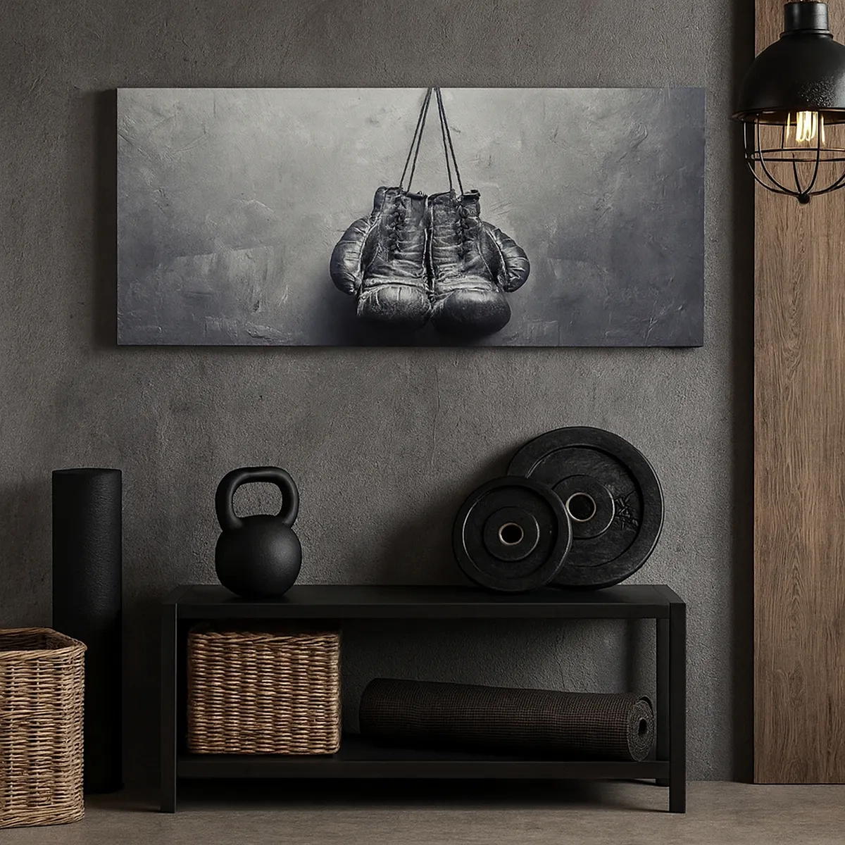 Canvastavla - Bild på duk - Stridens tid och fredens tid - 30x30 cm