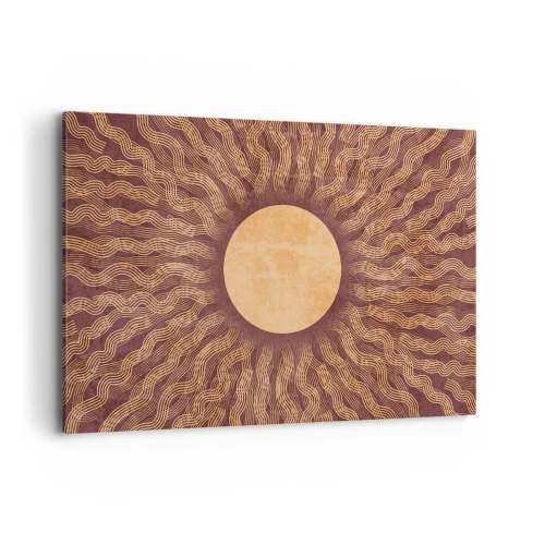 Canvastavla - Bild på duk - Solikon - 120x80 cm