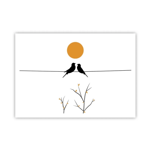 Affisch - Näktergalens kväll - 100x70 cm