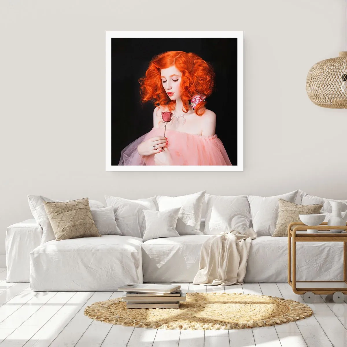 Affisch - I Barockstil - 60x60 cm