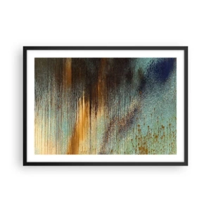 Affisch i svart ram - En oavsiktlig färgglad komposition - 70x50 cm