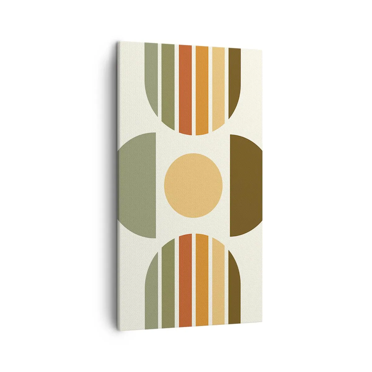 Canvastavla - Bild på duk - I jordens färger - 45x80 cm
