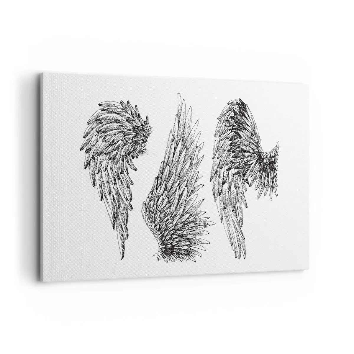 Canvastavla - Bild på duk - Du kan också bli ängel - 120x80 cm