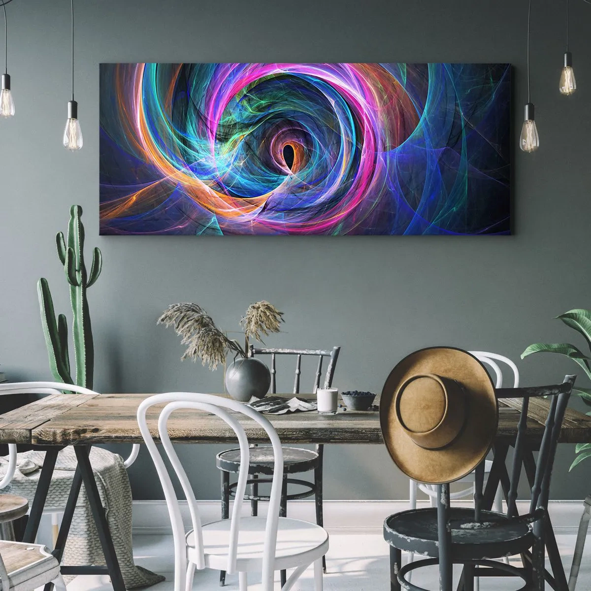 Canvastavla - Bild på duk - Vart tar du mig? - 100x40 cm