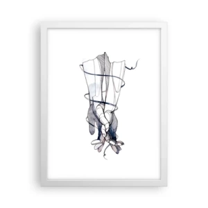Affisch i vit ram - Smekningens studie - 30x40 cm