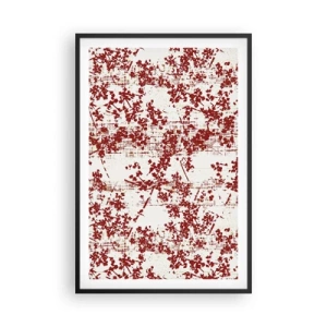 Affisch i svart ram - Som en gammal percale - 61x91 cm