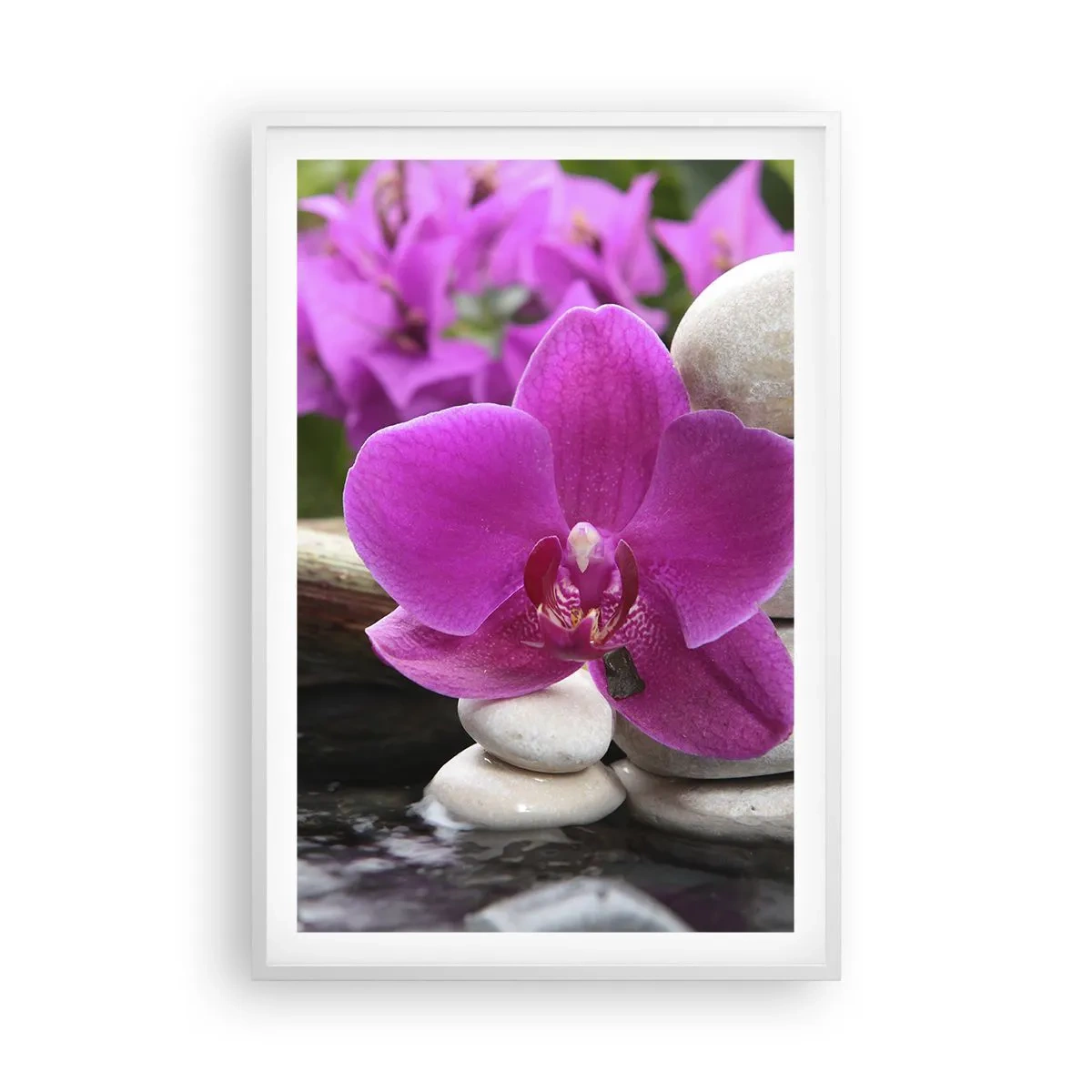 Affisch i vit ram - Så kopplar du av - 61x91 cm