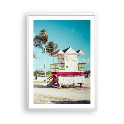 Affisch i vit ram - En vacker dag framför dig - 50x70 cm