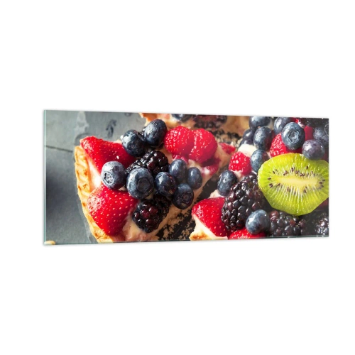 Glastavla - Bild på glas - Dolce vita! - 100x40 cm