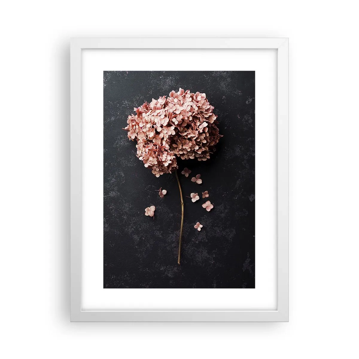 Affisch i vit ram - Ett verkligt romantiskt tecken - 30x40 cm