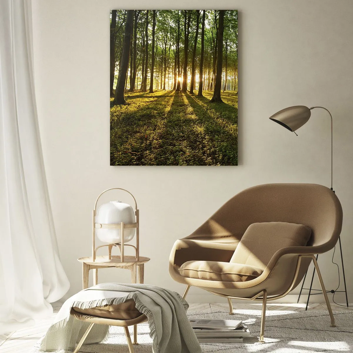 Glastavla - Bild på glas - Fotografi av alla vårar - 50x70 cm