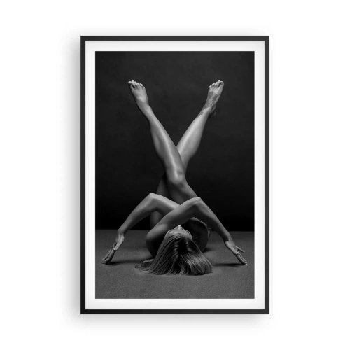 Affisch i svart ram - Nakenhetens geometri - 61x91 cm