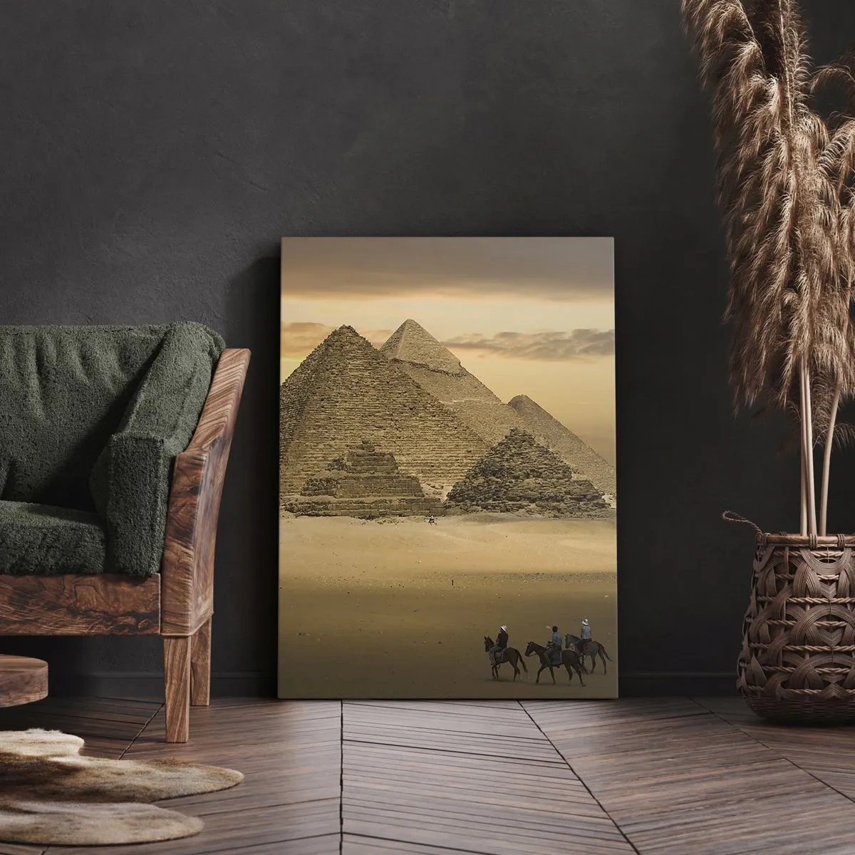 Canvastavla - Bild på duk - 1000 år utan ändring - 70x100 cm