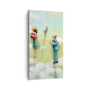 Canvastavla - Bild på duk - Efter din dröm - 55x100 cm
