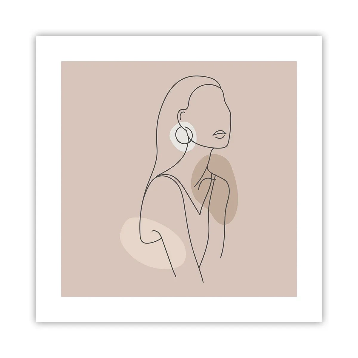 Affisch - Flickaktighetens ikon - 40x40 cm