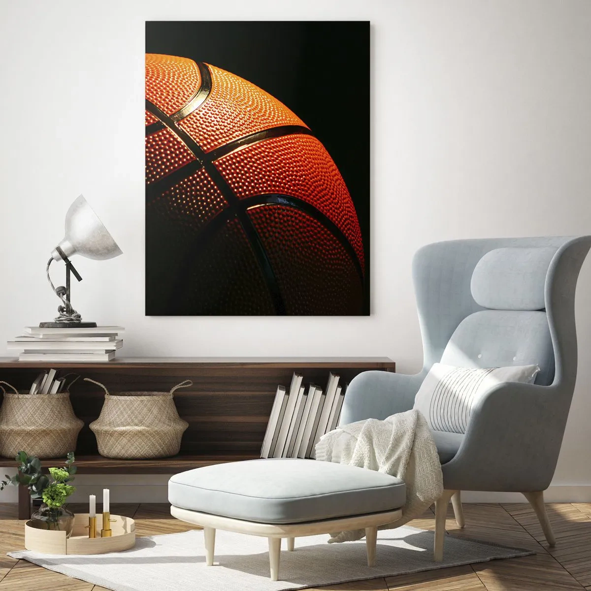 Glastavla - Bild på glas - Vacker som planeten - 70x100 cm