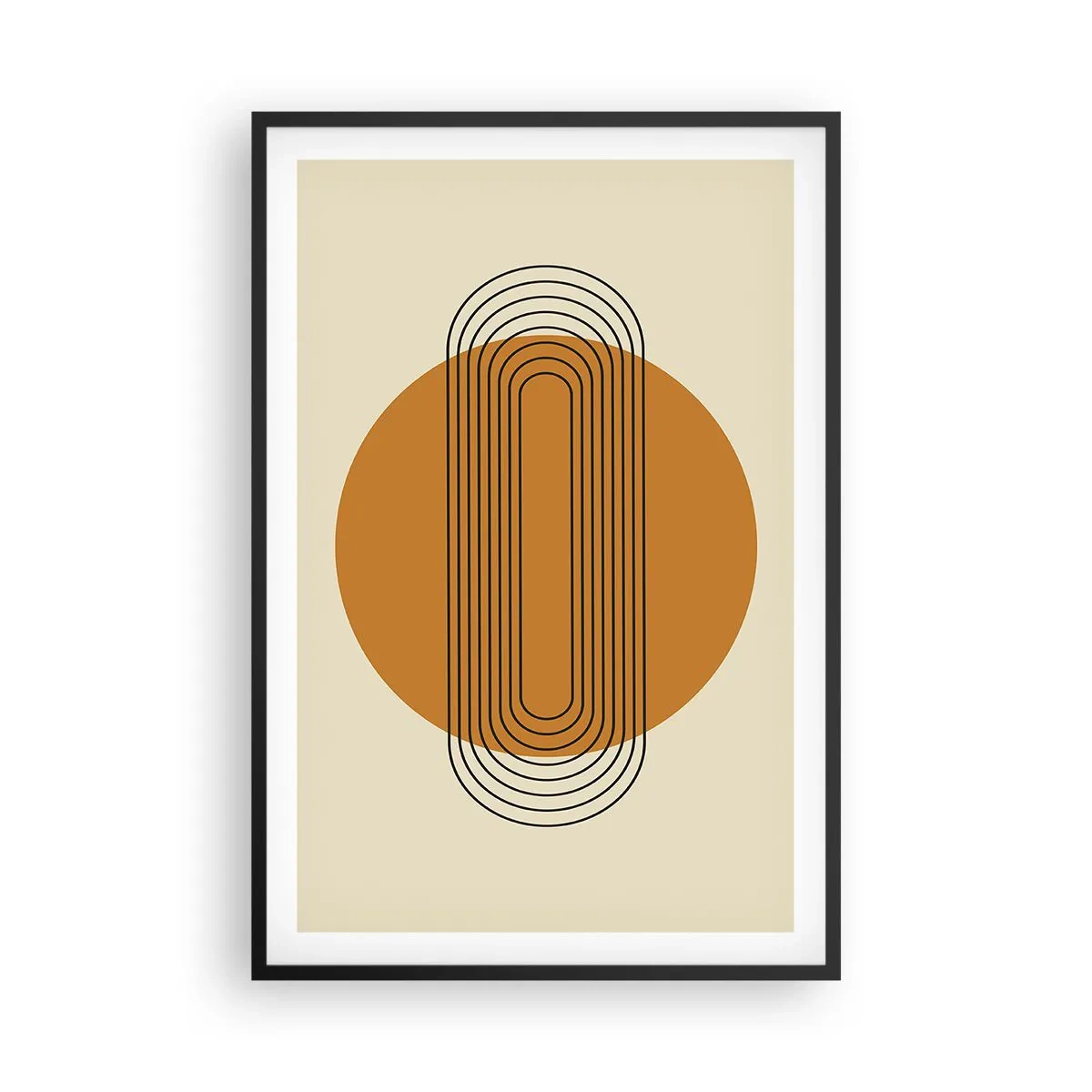 Affisch i svart ram - Perfekt plan - 61x91 cm