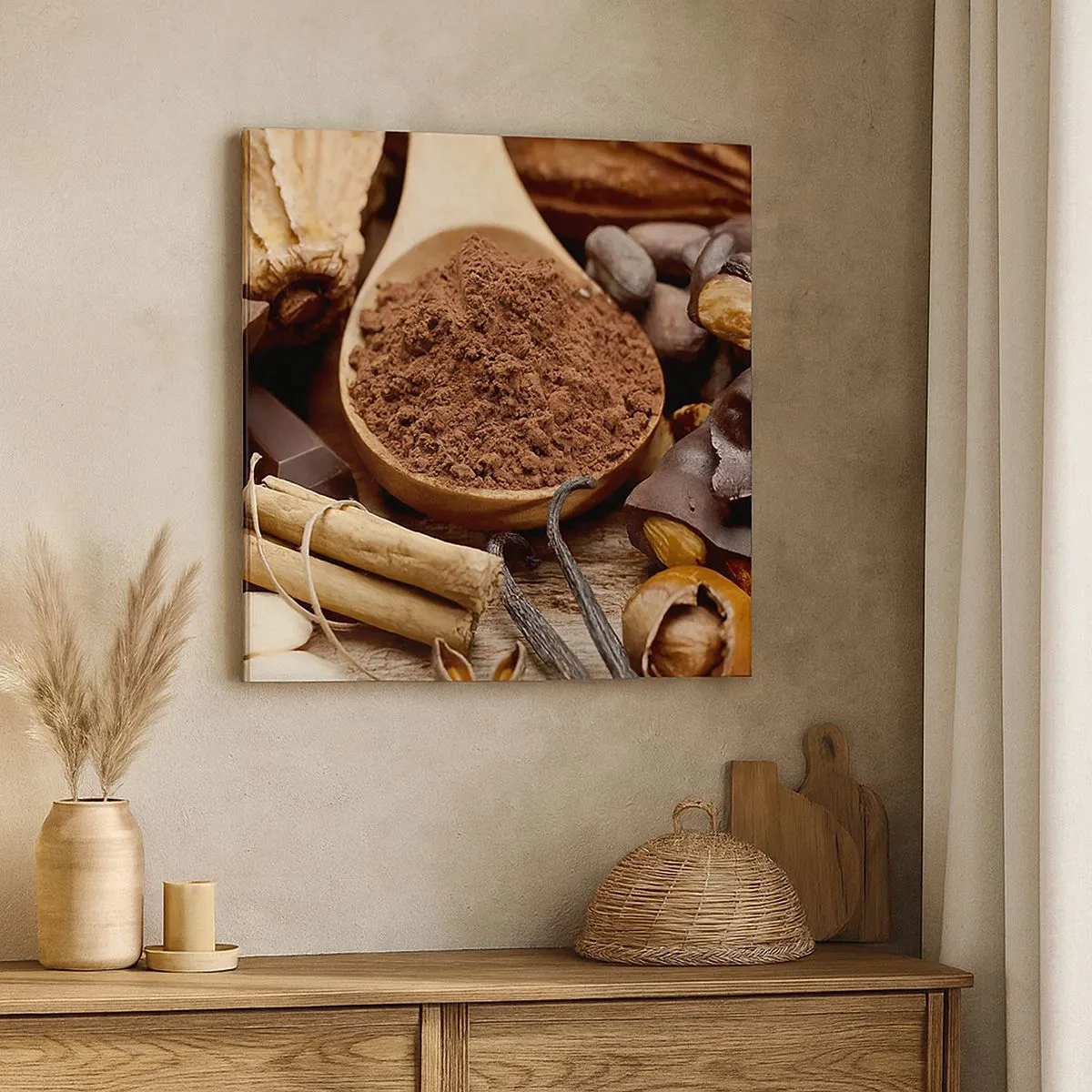 Canvastavla - Bild på duk - Bäst för sorgen - 30x30 cm