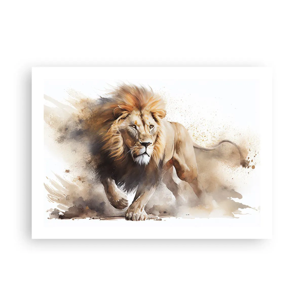 Affisch - Kungen har gett sig av - 70x50 cm