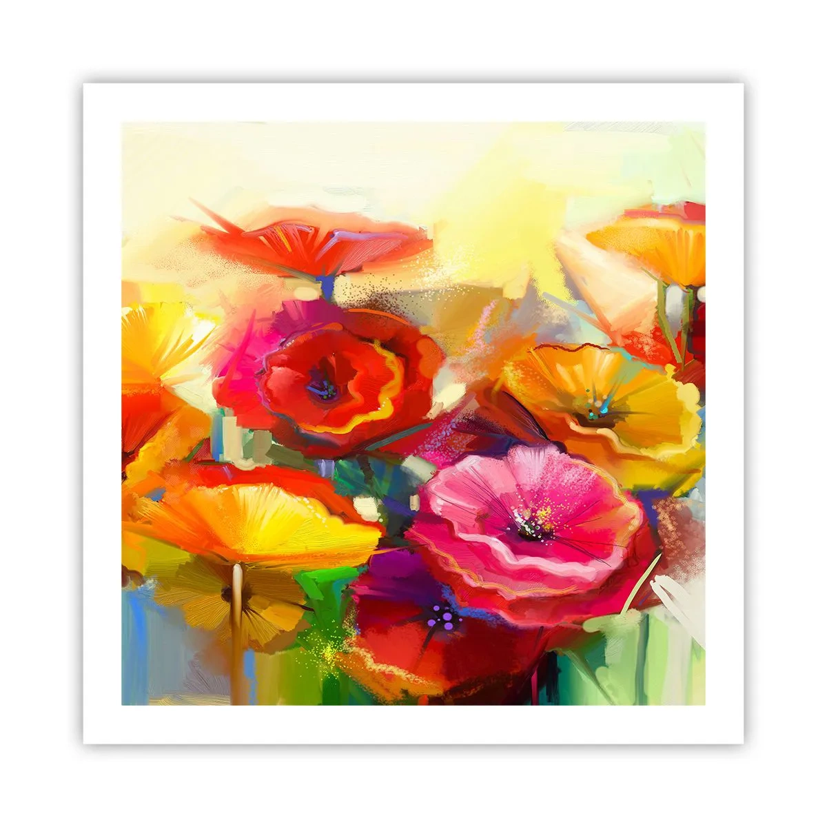 Affisch - Inte bara rött - 60x60 cm