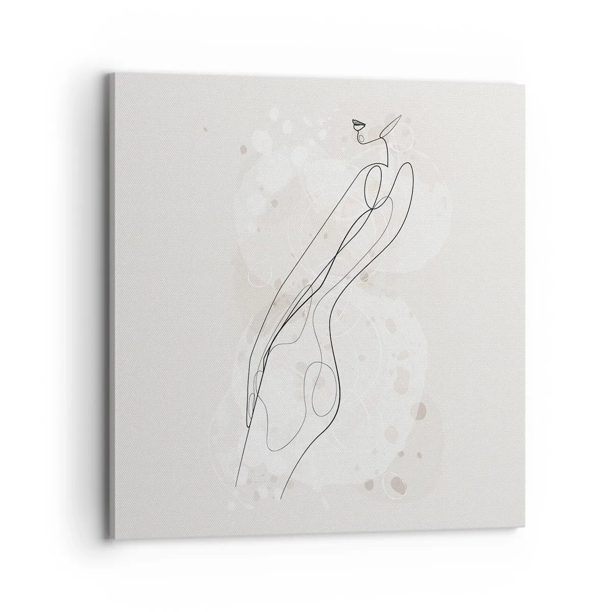 Canvastavla - Bild på duk - Blicken går vilse - 70x70 cm