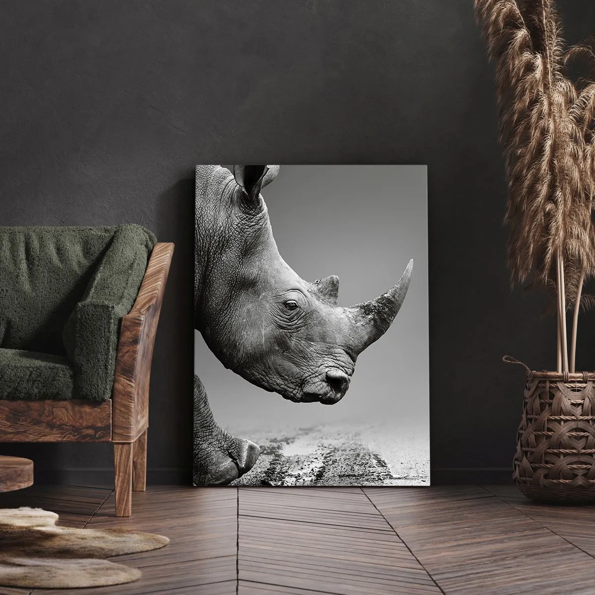 Canvastavla - Bild på duk - Ostoppbar kraft - 50x70 cm