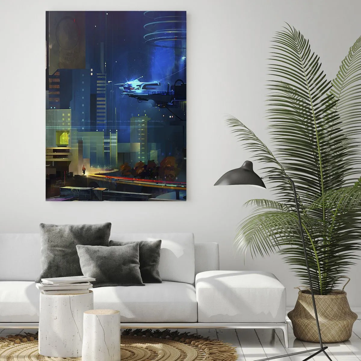 Glastavla - Bild på glas - Inom snar framtid - 70x100 cm