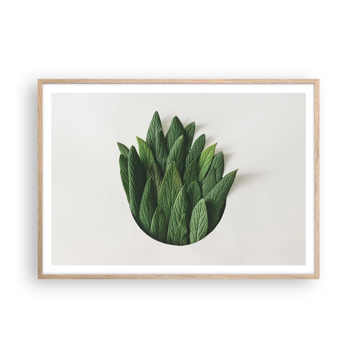 Affisch i ram av ljusek - Ostoppbar nyfikenhet - 100x70 cm