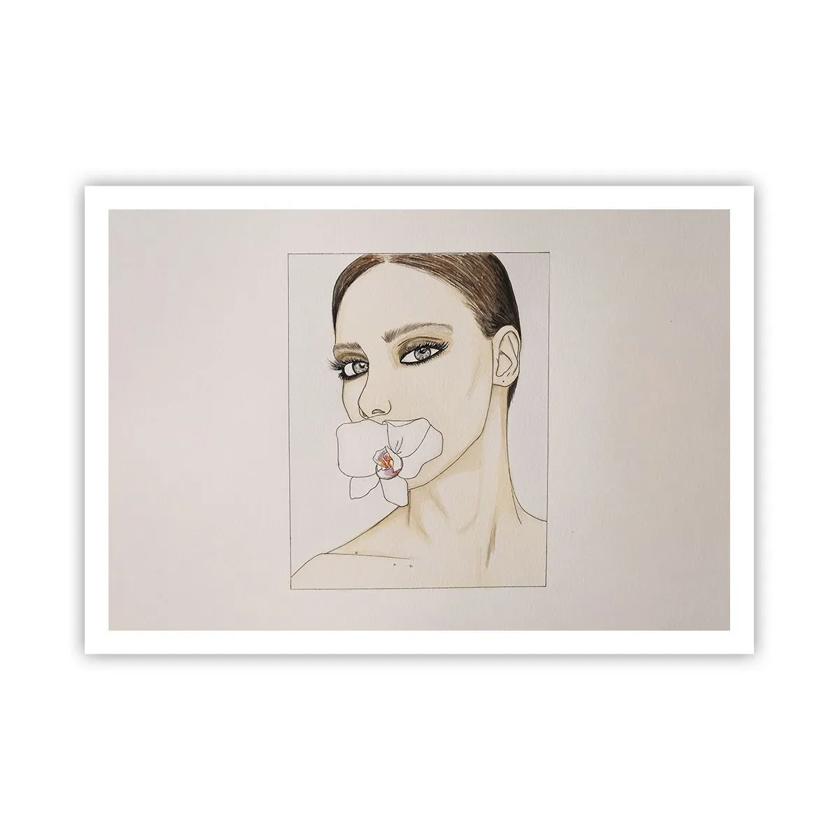 Affisch - Elegansens och skönhetens symbol - 100x70 cm
