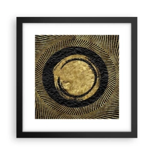 Affisch i svart ram - Glamourös komposition - 30x30 cm