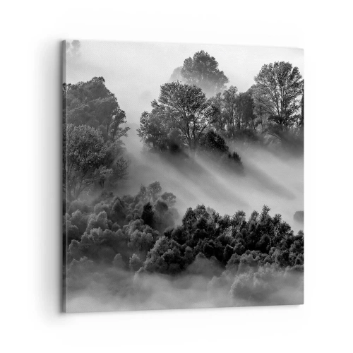 Canvastavla - Bild på duk - Stiger ur sömnen - 60x60 cm