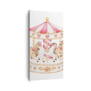 Canvastavla - Bild på duk - Barndomens ljuva värld - 65x120 cm